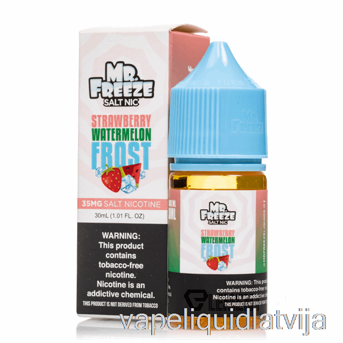 Zemeņu Arbūzs Sals - Mr Saldēti Sāļi - 30ml 35mg Vape šķidrums